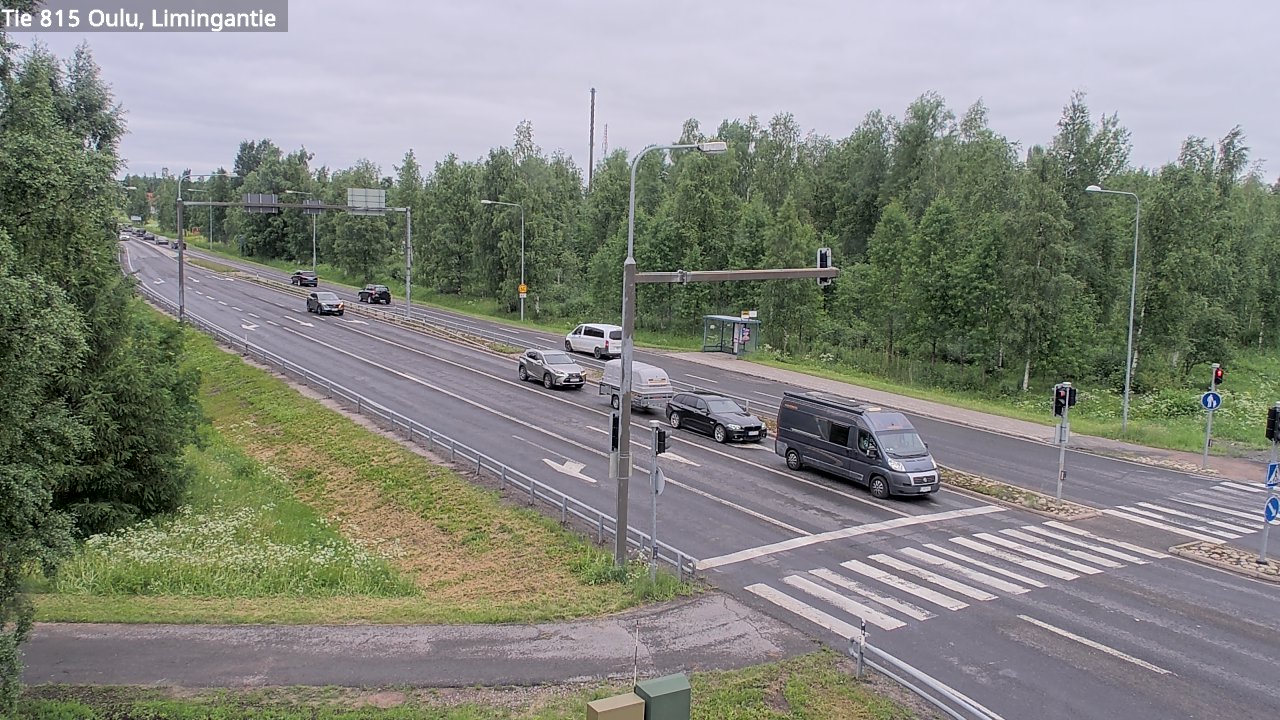 Weather Camera Image Väg 815 Oleåborg, Limingantie, Oulu, Pohjois-Pohjanmaa