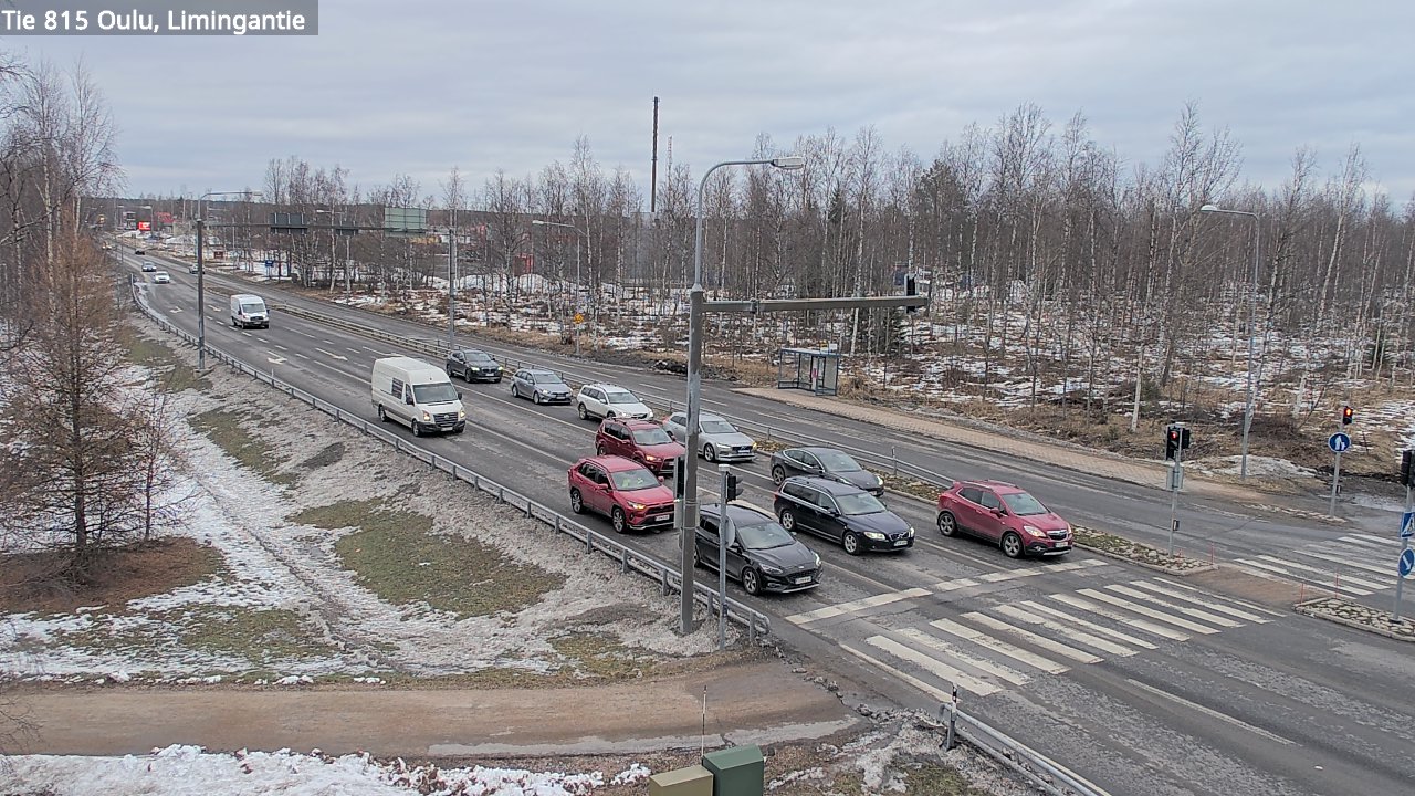 Weather Camera Image Road 815 Oulu, Limingantie, Oulu, Pohjois-Pohjanmaa