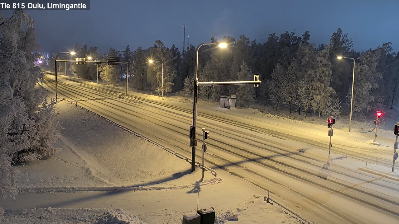 Weather Camera Image Road 815 Oulu, Limingantie, Oulu, Pohjois-Pohjanmaa