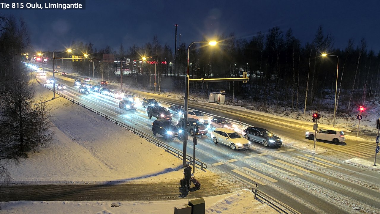 Weather Camera Image Road 815 Oulu, Limingantie, Oulu, Pohjois-Pohjanmaa