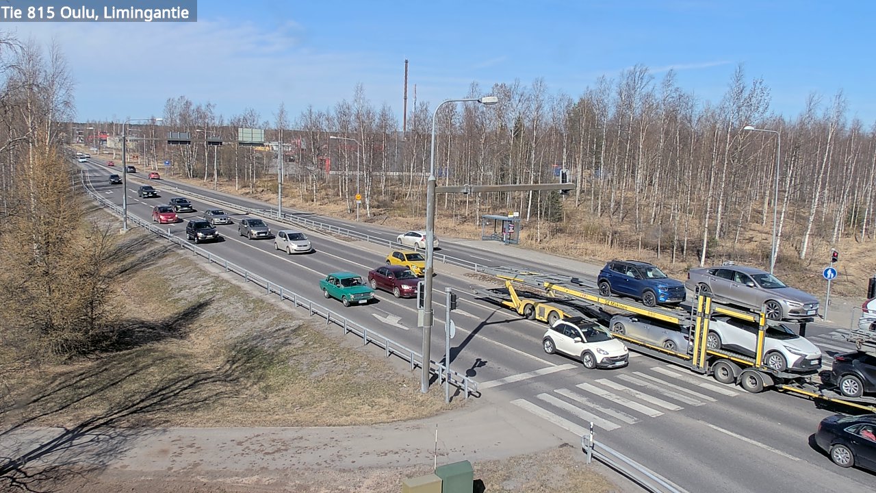 Weather Camera Image Road 815 Oulu, Limingantie, Oulu, Pohjois-Pohjanmaa