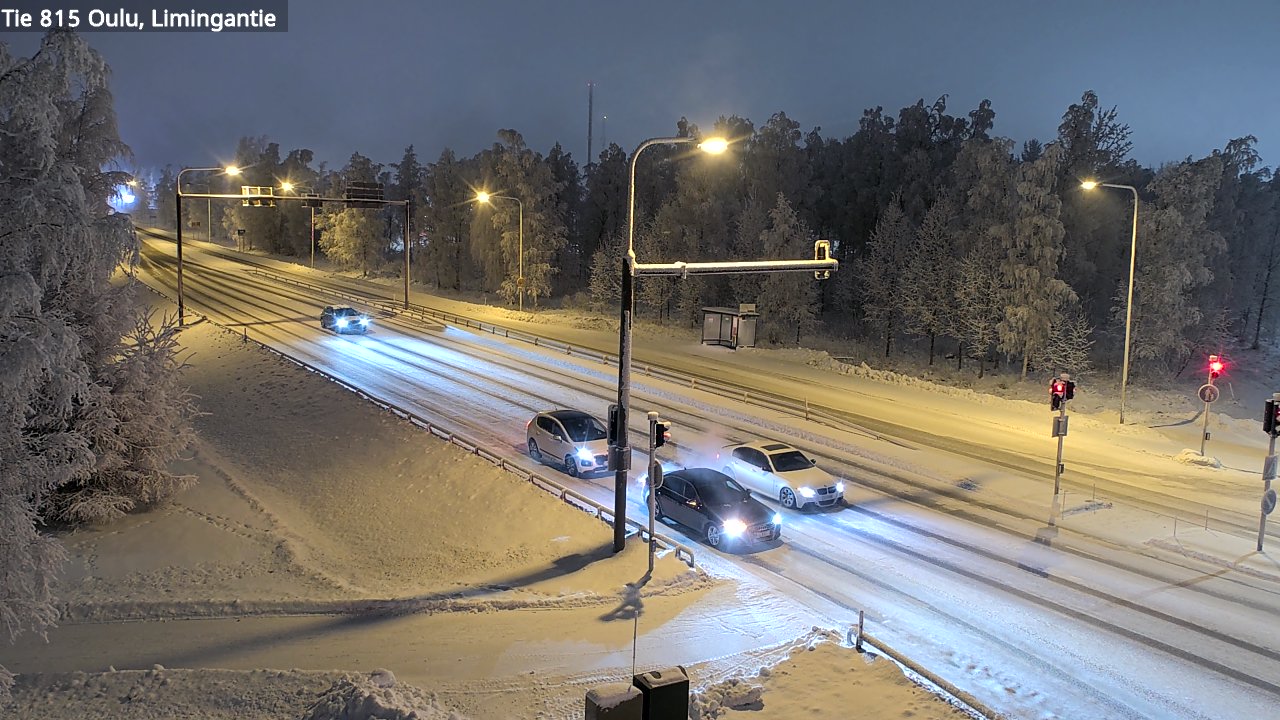 Weather Camera Image Road 815 Oulu, Limingantie, Oulu, Pohjois-Pohjanmaa