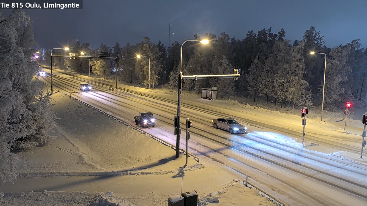 Weather Camera Image Road 815 Oulu, Limingantie, Oulu, Pohjois-Pohjanmaa