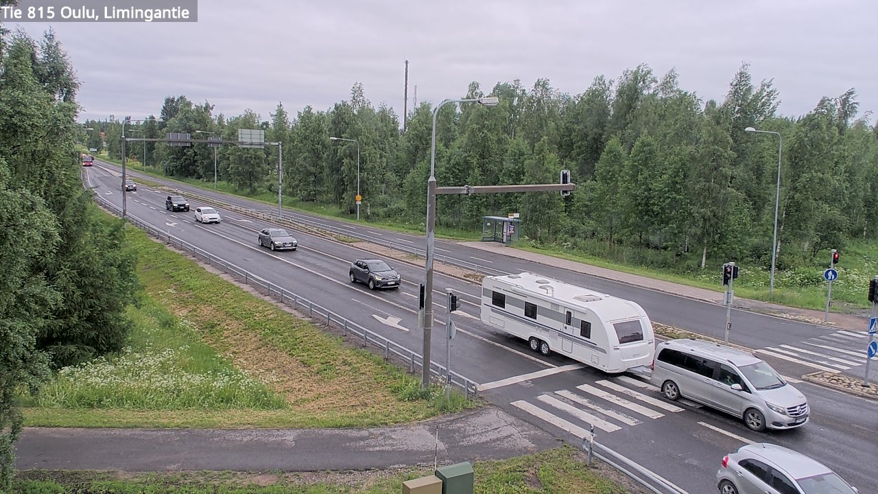 Weather Camera Image Väg 815 Oleåborg, Limingantie, Oulu, Pohjois-Pohjanmaa
