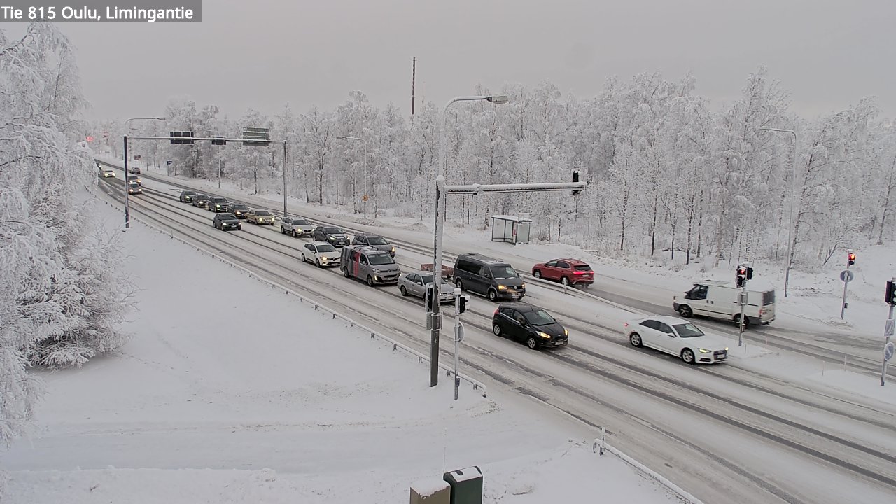 Weather Camera Image Road 815 Oulu, Limingantie, Oulu, Pohjois-Pohjanmaa
