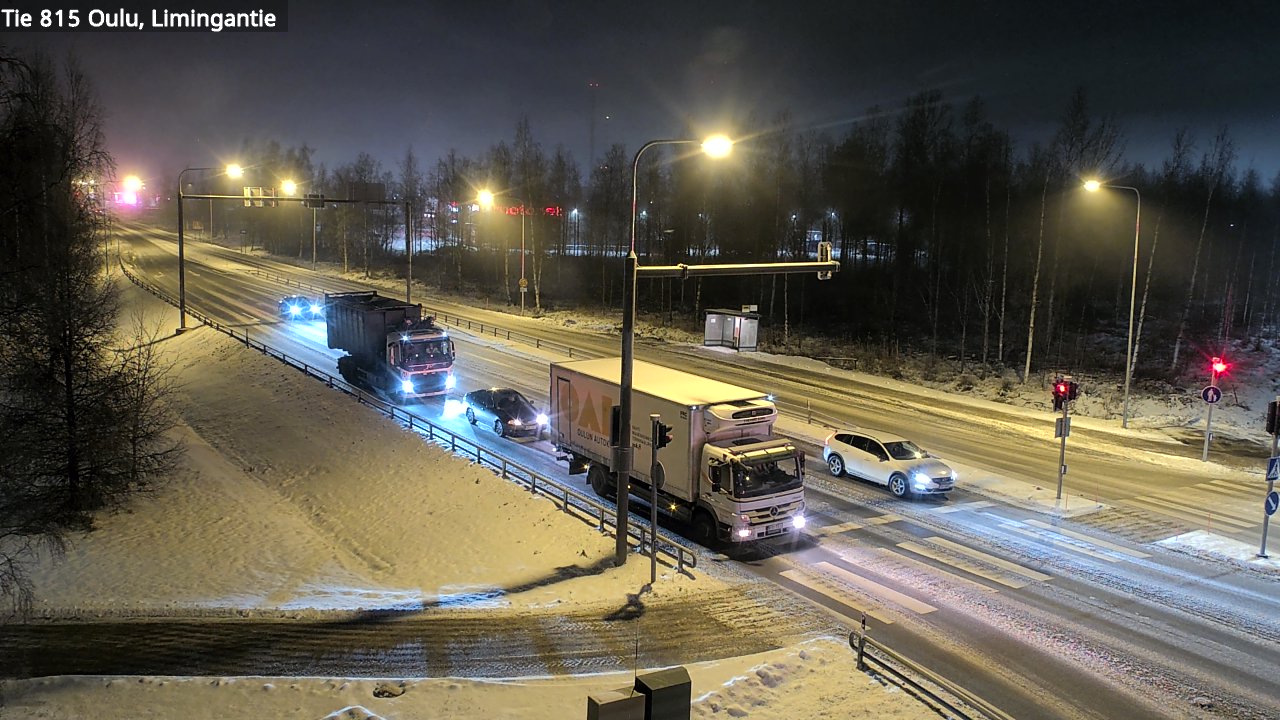 Weather Camera Image Road 815 Oulu, Limingantie, Oulu, Pohjois-Pohjanmaa