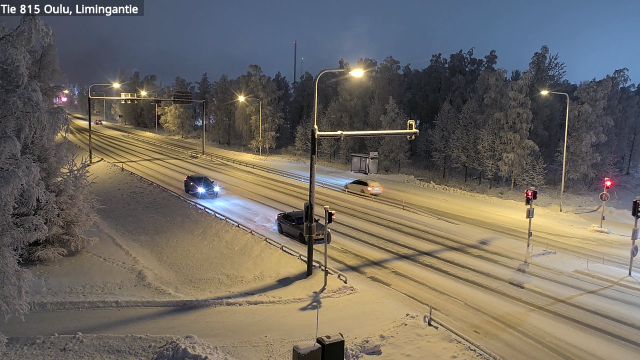 Weather Camera Image Road 815 Oulu, Limingantie, Oulu, Pohjois-Pohjanmaa