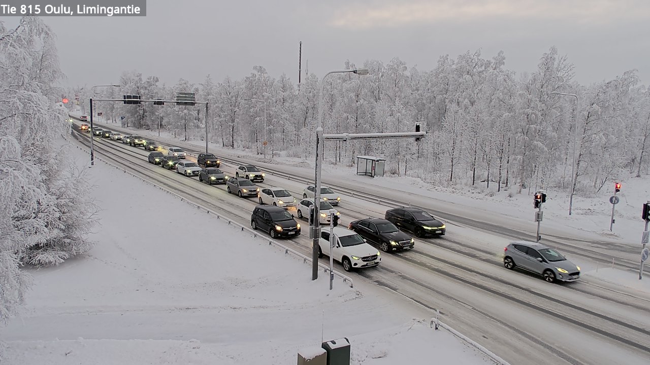 Weather Camera Image Road 815 Oulu, Limingantie, Oulu, Pohjois-Pohjanmaa
