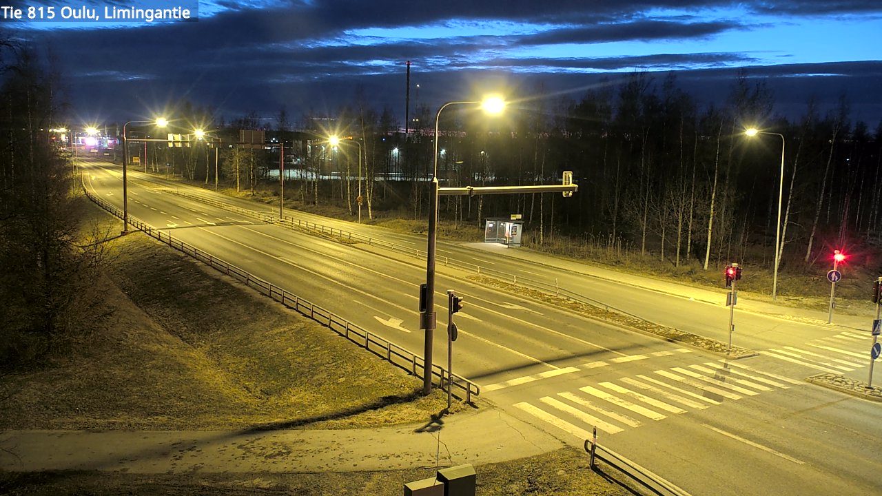 Weather Camera Image Road 815 Oulu, Limingantie, Oulu, Pohjois-Pohjanmaa