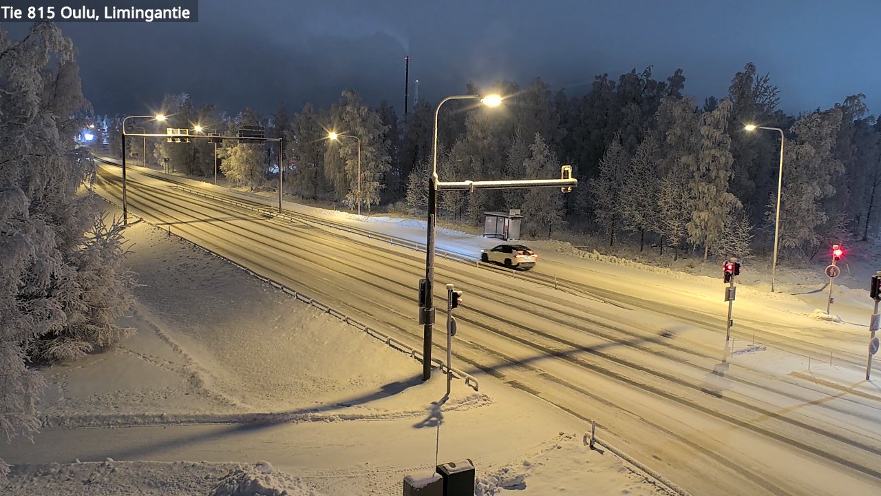 Weather Camera Image Väg 815 Oleåborg, Limingantie, Oulu, Pohjois-Pohjanmaa
