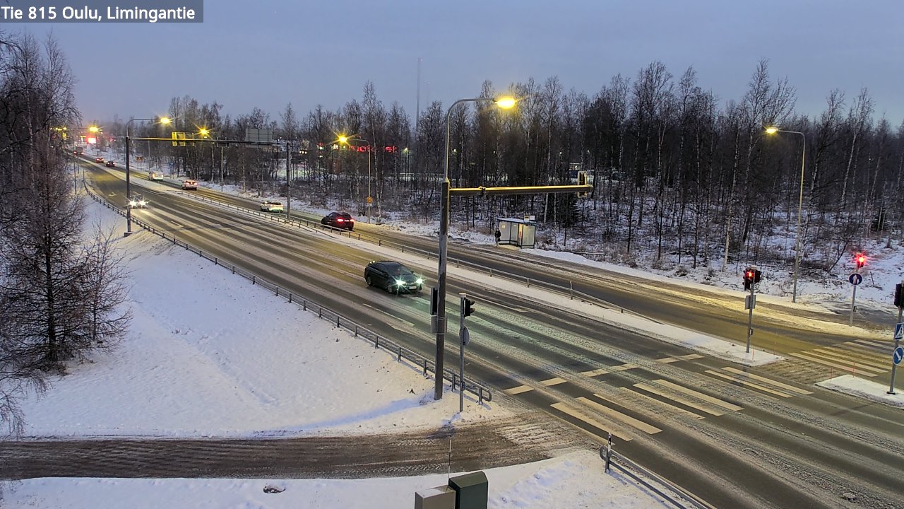 Weather Camera Image Road 815 Oulu, Limingantie, Oulu, Pohjois-Pohjanmaa