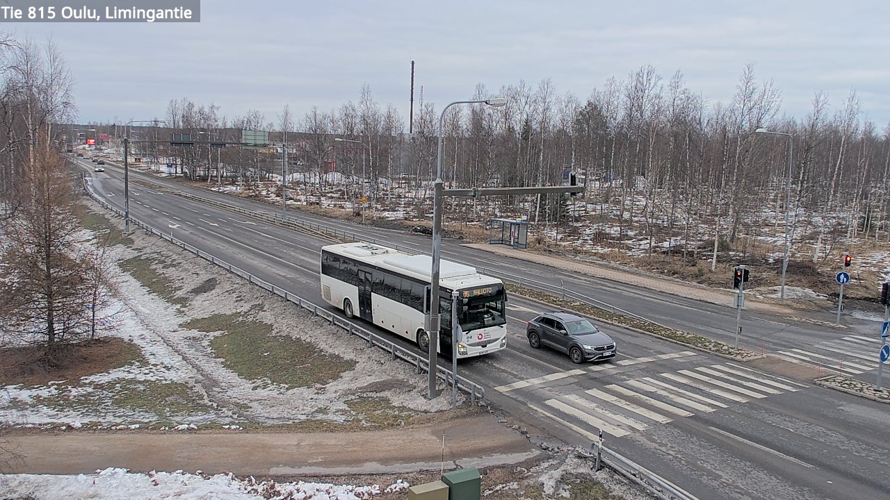 Weather Camera Image Road 815 Oulu, Limingantie, Oulu, Pohjois-Pohjanmaa