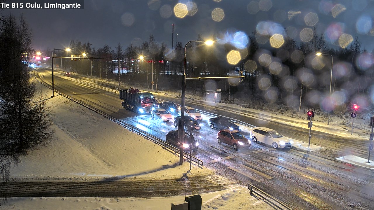 Weather Camera Image Road 815 Oulu, Limingantie, Oulu, Pohjois-Pohjanmaa