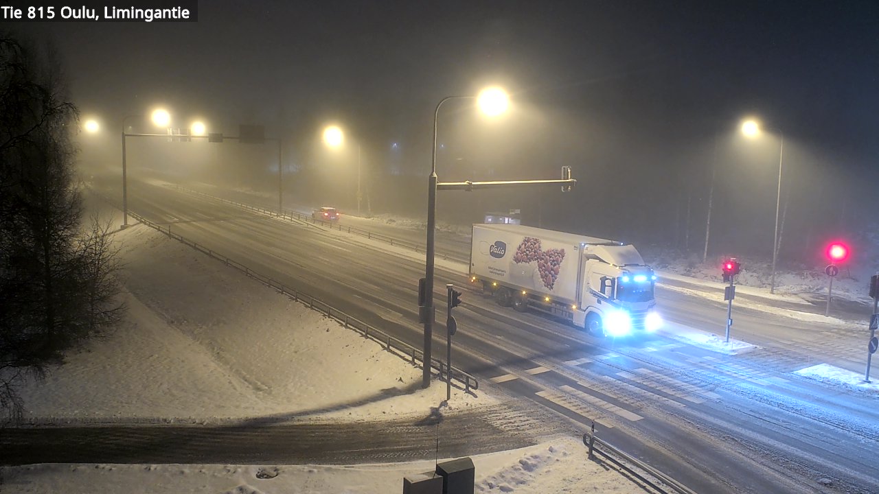 Weather Camera Image Road 815 Oulu, Limingantie, Oulu, Pohjois-Pohjanmaa