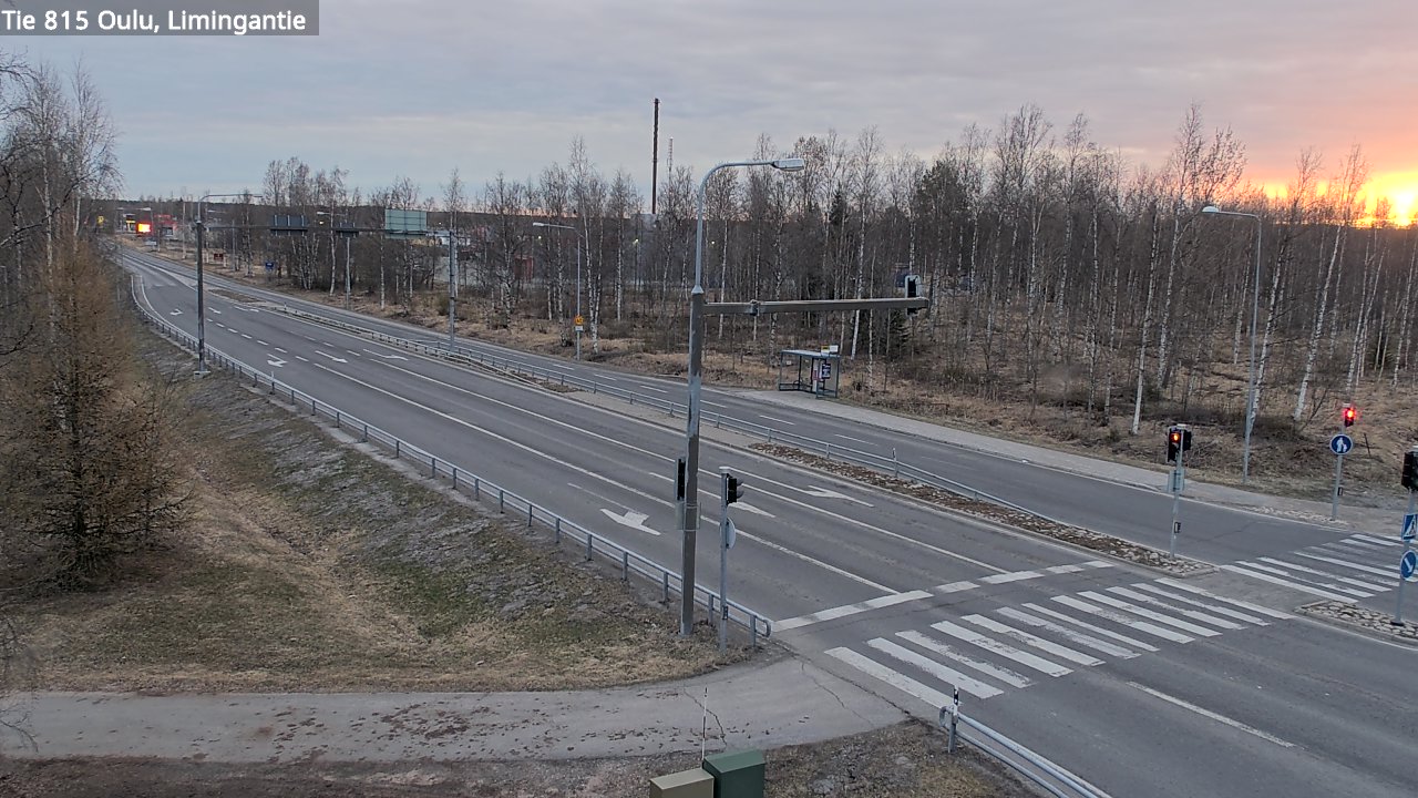 Weather Camera Image Väg 815 Oleåborg, Limingantie, Oulu, Pohjois-Pohjanmaa