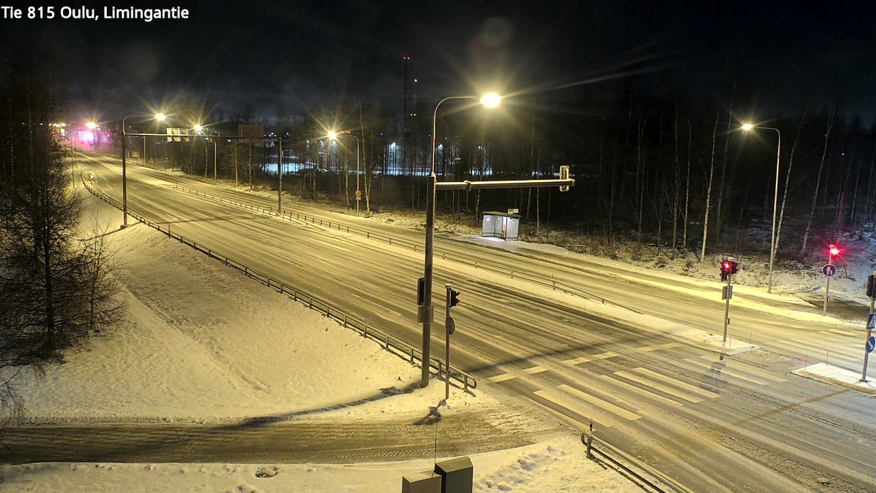 Weather Camera Image Road 815 Oulu, Limingantie, Oulu, Pohjois-Pohjanmaa