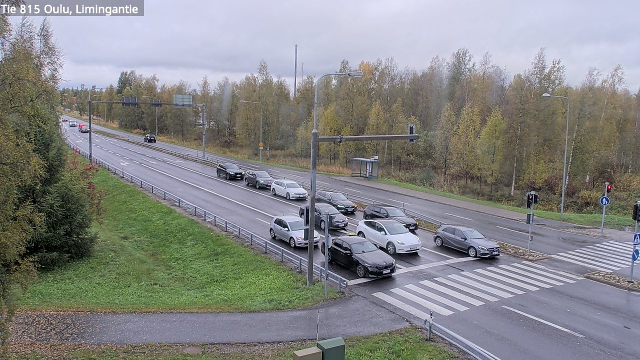 Weather Camera Image Väg 815 Oleåborg, Limingantie, Oulu, Pohjois-Pohjanmaa
