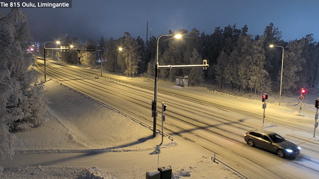 Weather Camera Image Väg 815 Oleåborg, Limingantie, Oulu, Pohjois-Pohjanmaa