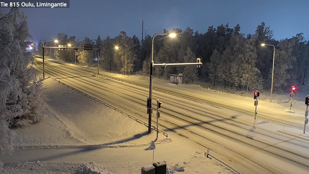Weather Camera Image Road 815 Oulu, Limingantie, Oulu, Pohjois-Pohjanmaa
