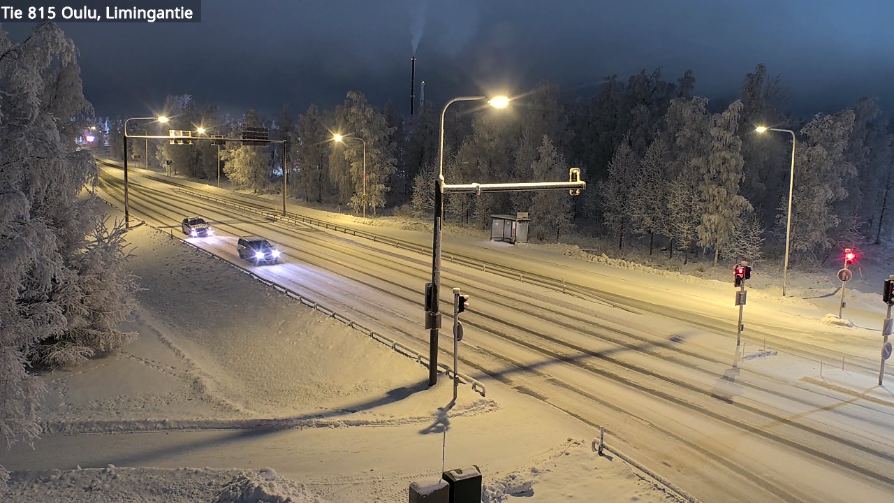 Weather Camera Image Väg 815 Oleåborg, Limingantie, Oulu, Pohjois-Pohjanmaa