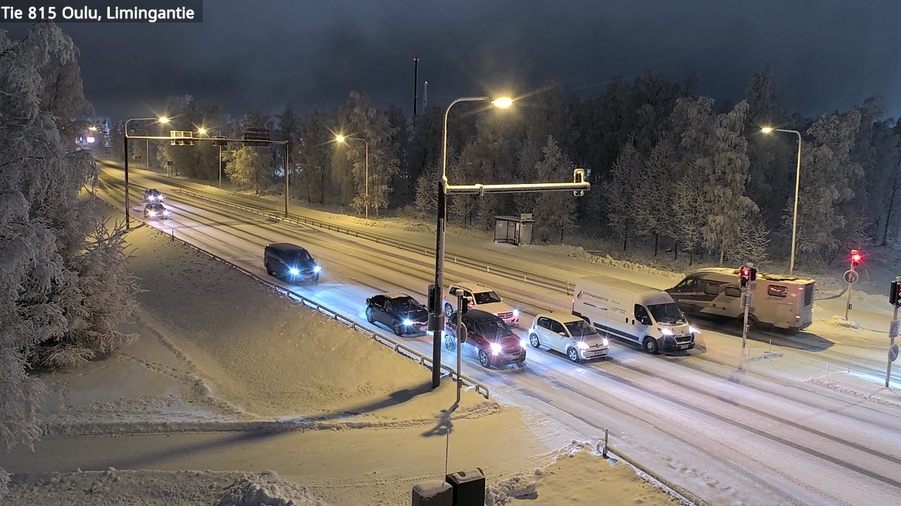 Weather Camera Image Road 815 Oulu, Limingantie, Oulu, Pohjois-Pohjanmaa