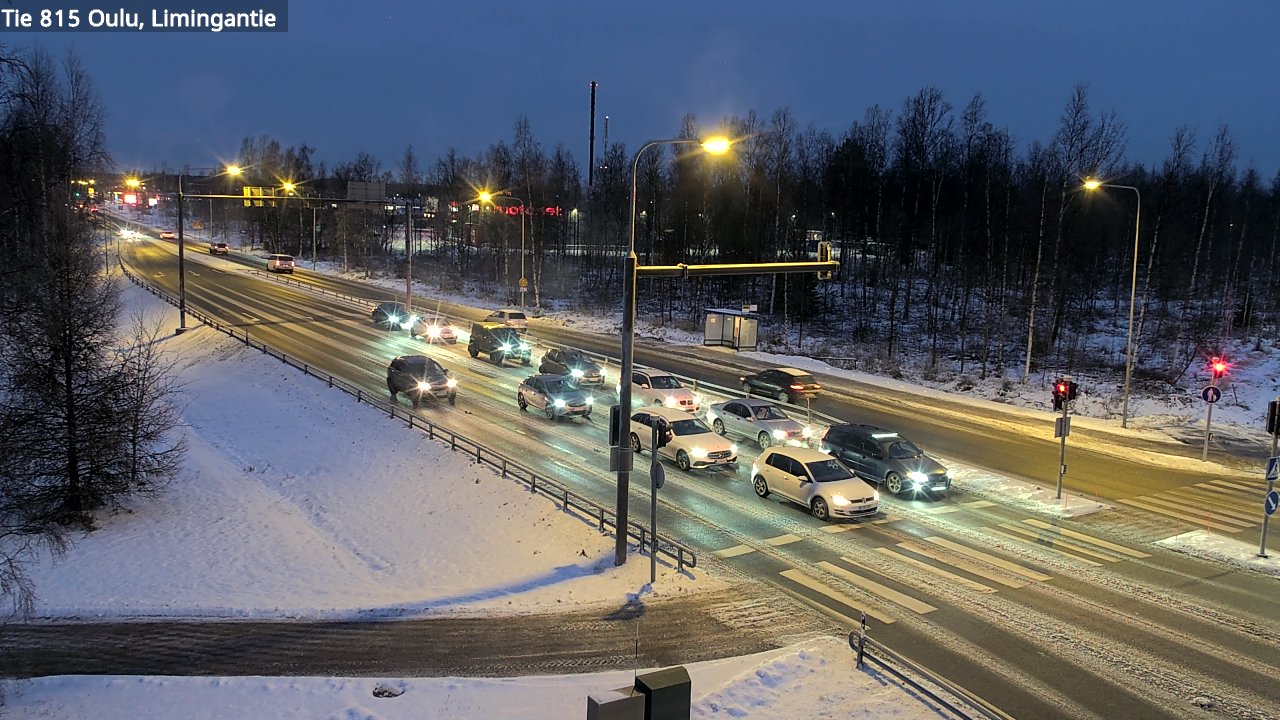 Weather Camera Image Road 815 Oulu, Limingantie, Oulu, Pohjois-Pohjanmaa