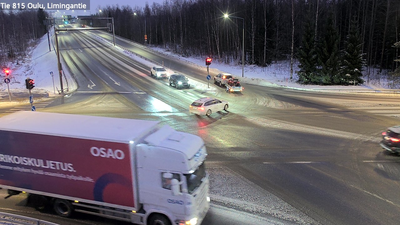 Weather Camera Image Road 815 Oulu, Limingantie, Oulu, Pohjois-Pohjanmaa