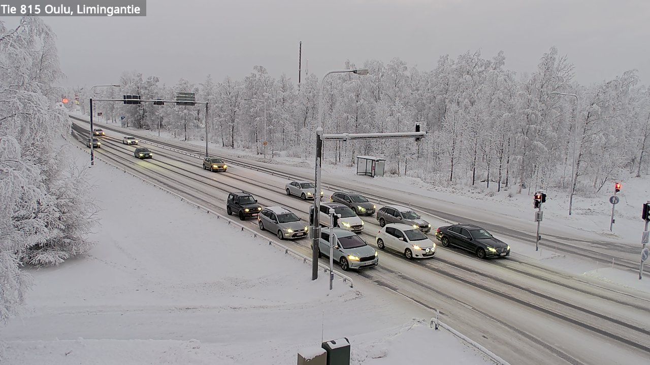 Weather Camera Image Road 815 Oulu, Limingantie, Oulu, Pohjois-Pohjanmaa