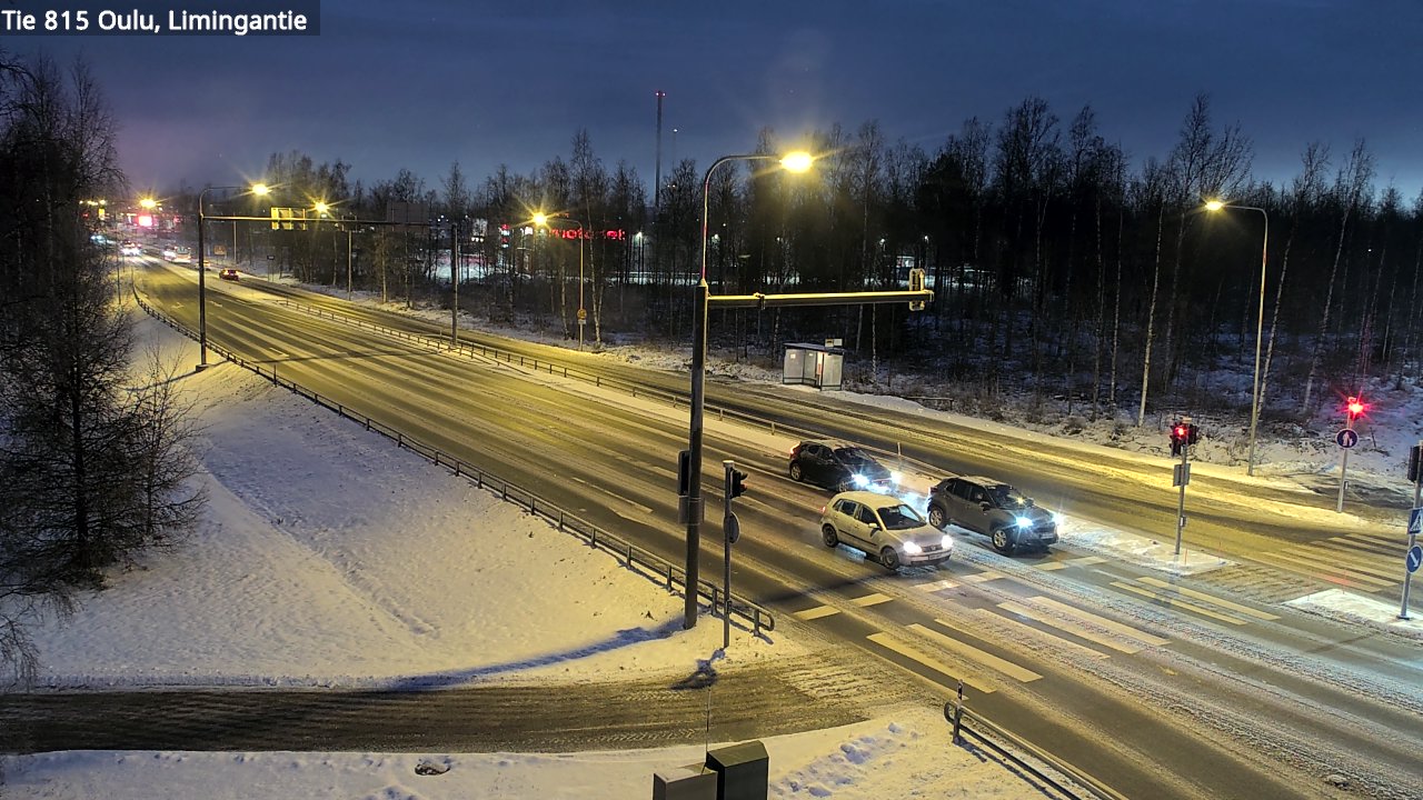 Weather Camera Image Road 815 Oulu, Limingantie, Oulu, Pohjois-Pohjanmaa