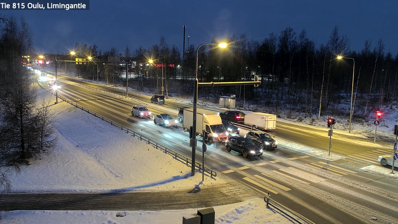 Weather Camera Image Road 815 Oulu, Limingantie, Oulu, Pohjois-Pohjanmaa