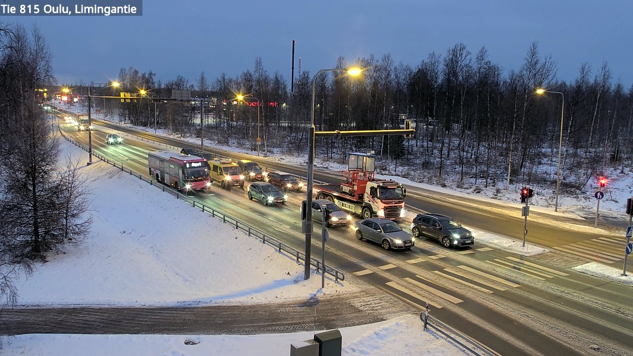 Weather Camera Image Road 815 Oulu, Limingantie, Oulu, Pohjois-Pohjanmaa