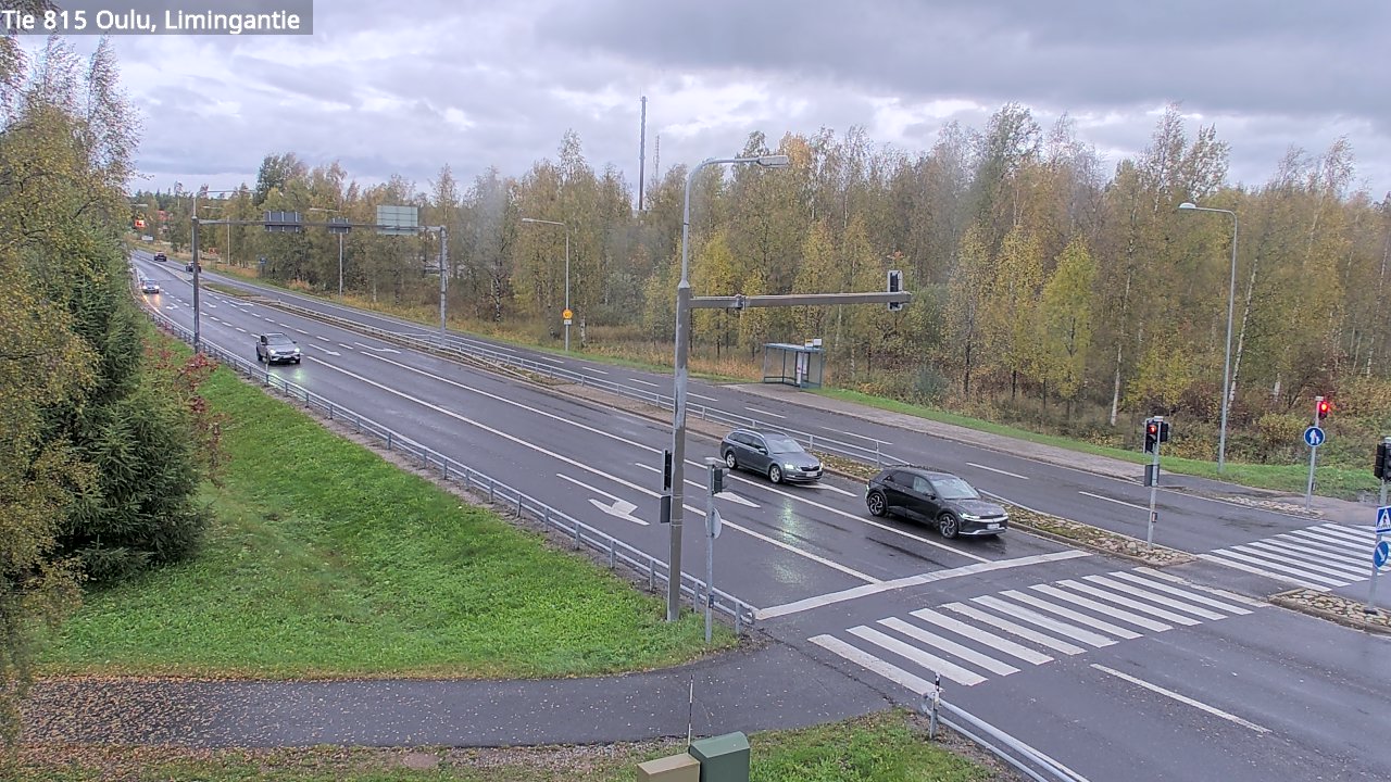 Weather Camera Image Väg 815 Oleåborg, Limingantie, Oulu, Pohjois-Pohjanmaa