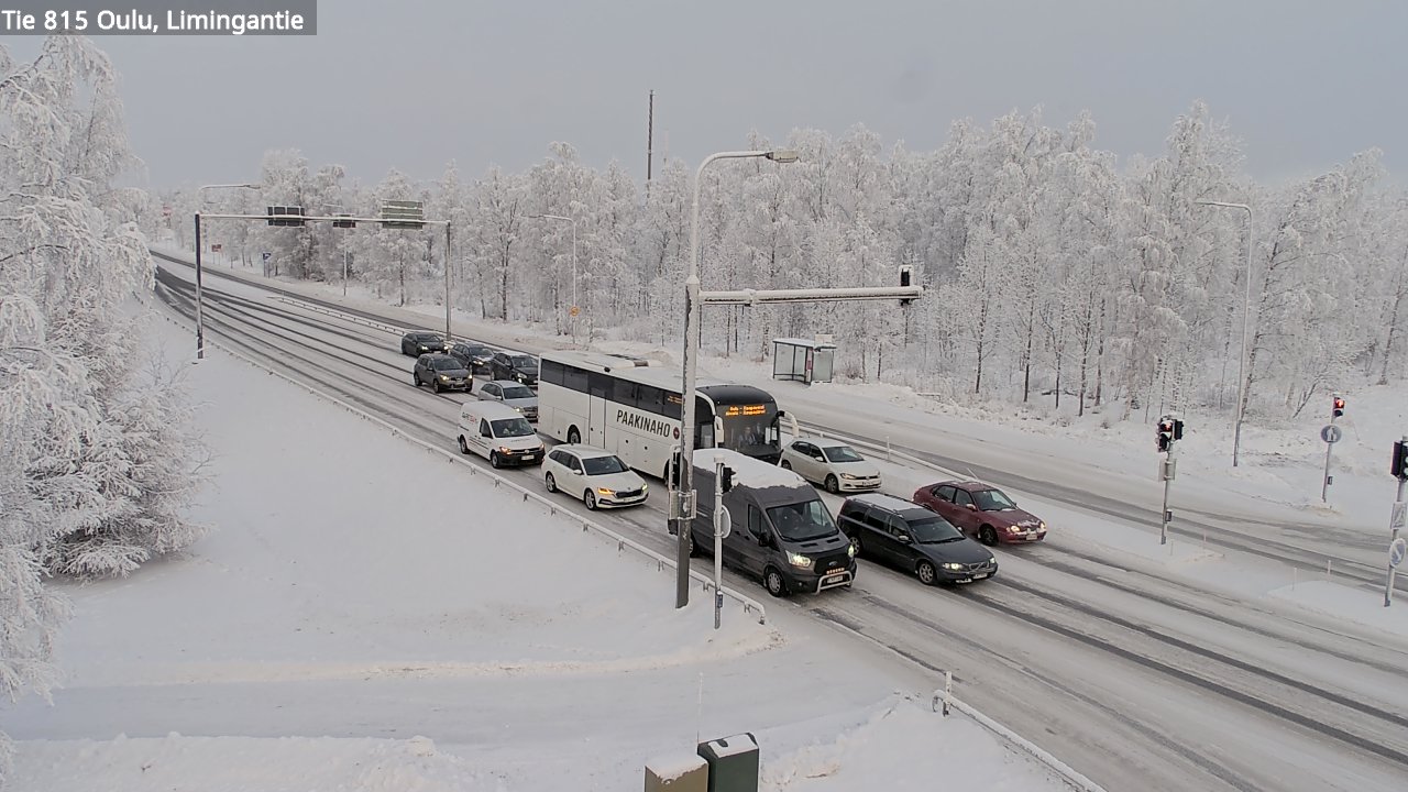 Weather Camera Image Road 815 Oulu, Limingantie, Oulu, Pohjois-Pohjanmaa