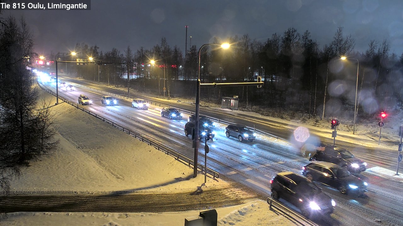 Weather Camera Image Road 815 Oulu, Limingantie, Oulu, Pohjois-Pohjanmaa