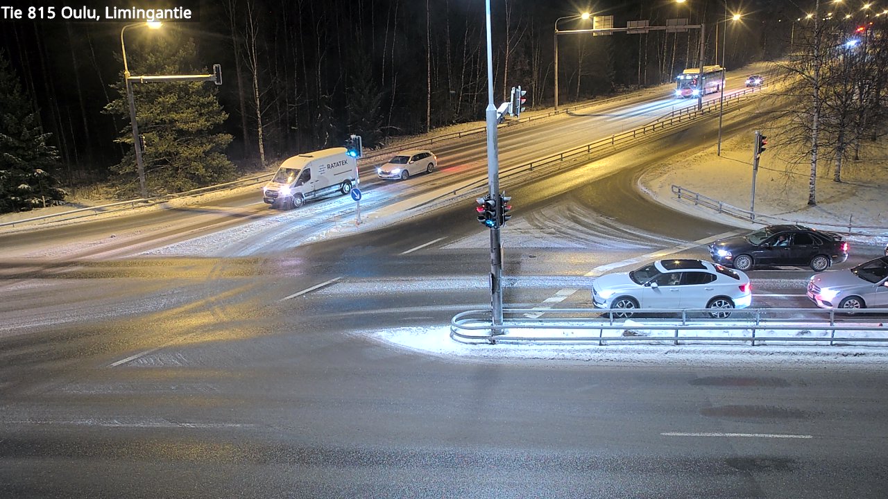Weather Camera Image Väg 815 Oleåborg, Limingantie, Oulu, Pohjois-Pohjanmaa