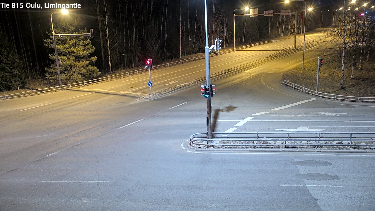 Weather Camera Image Väg 815 Oleåborg, Limingantie, Oulu, Pohjois-Pohjanmaa