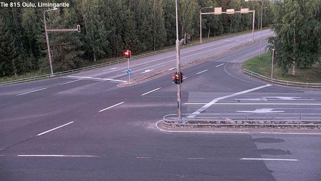 Weather Camera Image Väg 815 Oleåborg, Limingantie, Oulu, Pohjois-Pohjanmaa