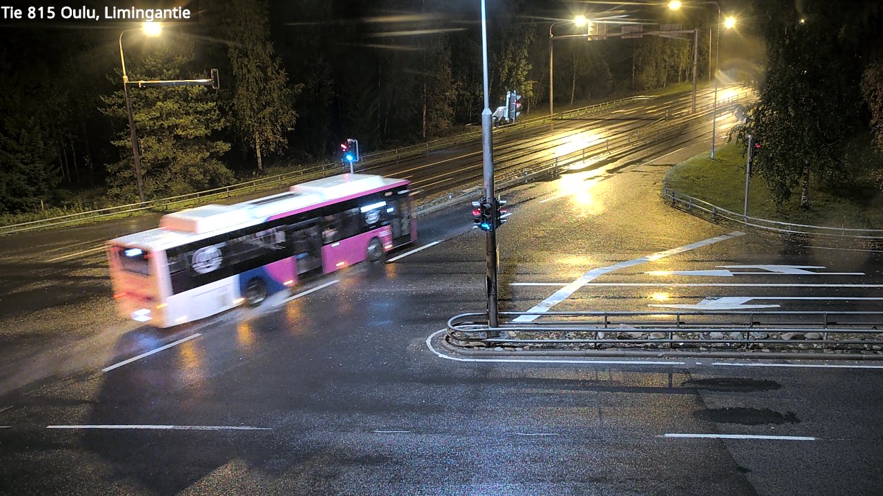 Weather Camera Image Väg 815 Oleåborg, Limingantie, Oulu, Pohjois-Pohjanmaa