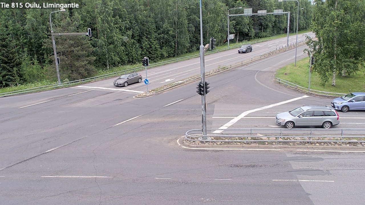 Weather Camera Image Väg 815 Oleåborg, Limingantie, Oulu, Pohjois-Pohjanmaa