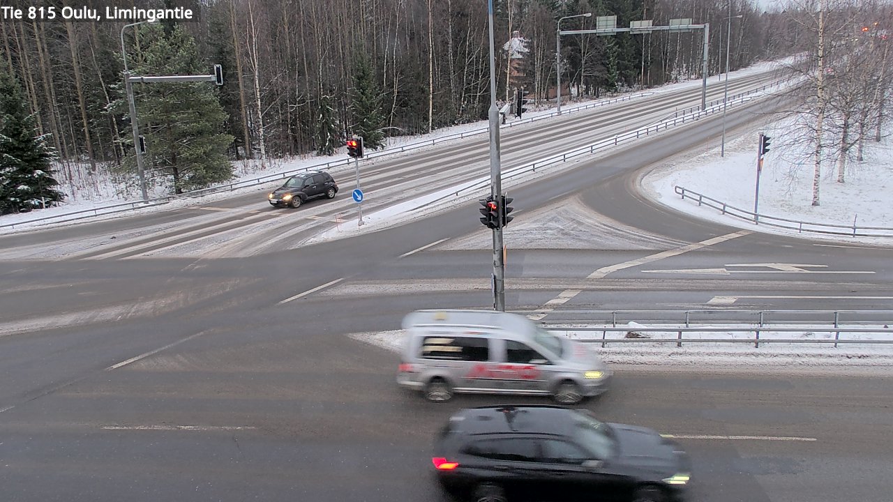 Weather Camera Image Väg 815 Oleåborg, Limingantie, Oulu, Pohjois-Pohjanmaa