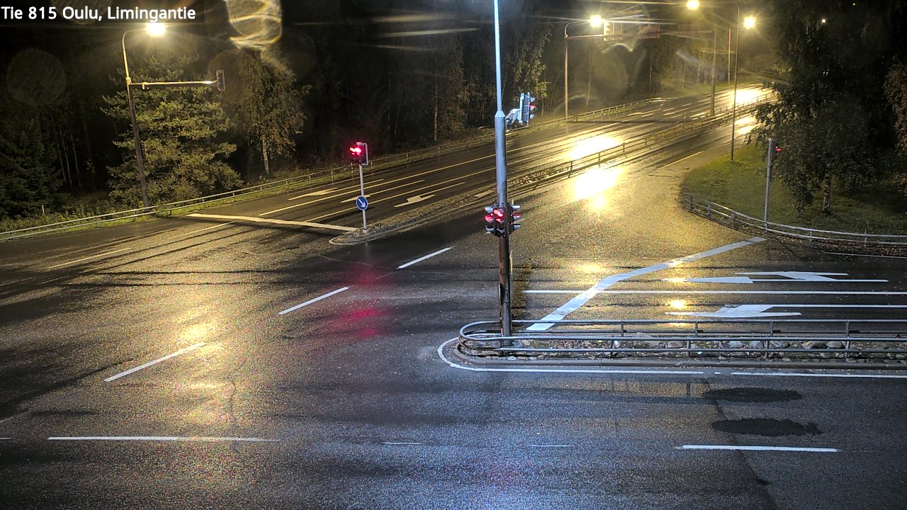 Weather Camera Image Väg 815 Oleåborg, Limingantie, Oulu, Pohjois-Pohjanmaa
