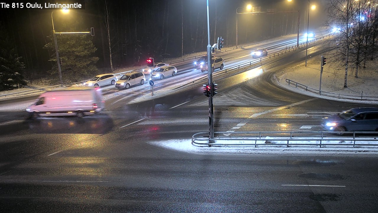 Weather Camera Image Väg 815 Oleåborg, Limingantie, Oulu, Pohjois-Pohjanmaa