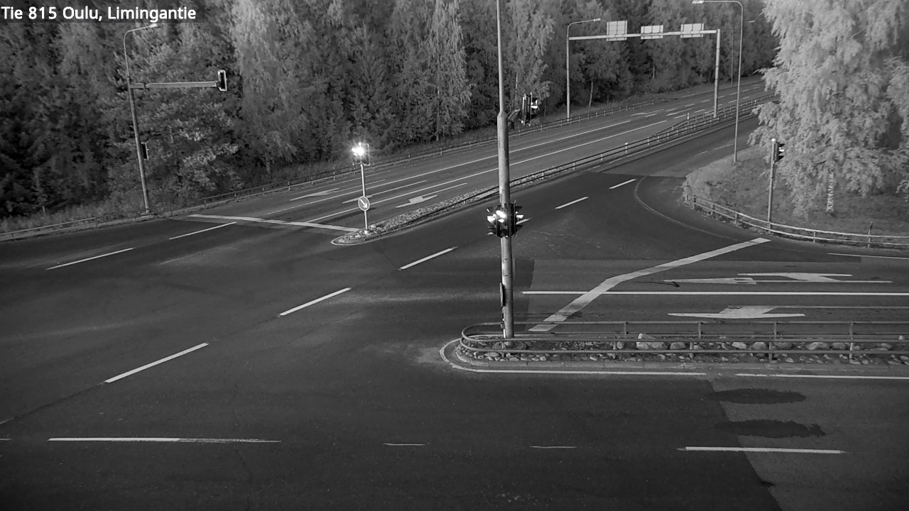 Weather Camera Image Väg 815 Oleåborg, Limingantie, Oulu, Pohjois-Pohjanmaa