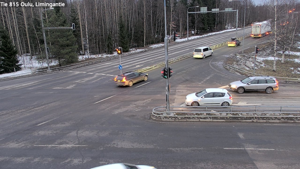Weather Camera Image Väg 815 Oleåborg, Limingantie, Oulu, Pohjois-Pohjanmaa