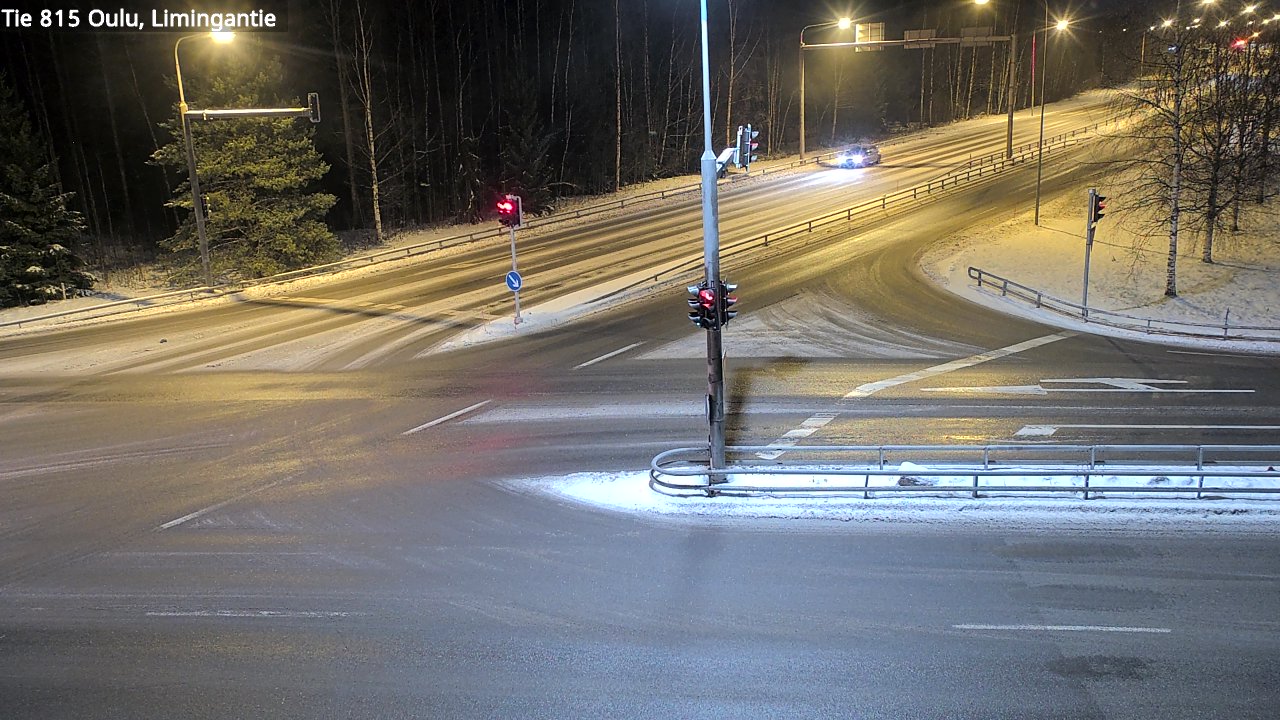 Weather Camera Image Väg 815 Oleåborg, Limingantie, Oulu, Pohjois-Pohjanmaa