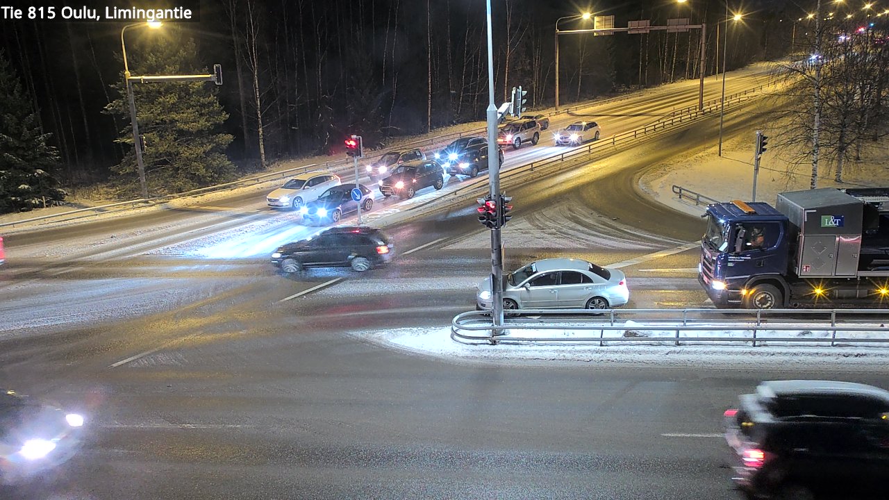 Weather Camera Image Väg 815 Oleåborg, Limingantie, Oulu, Pohjois-Pohjanmaa
