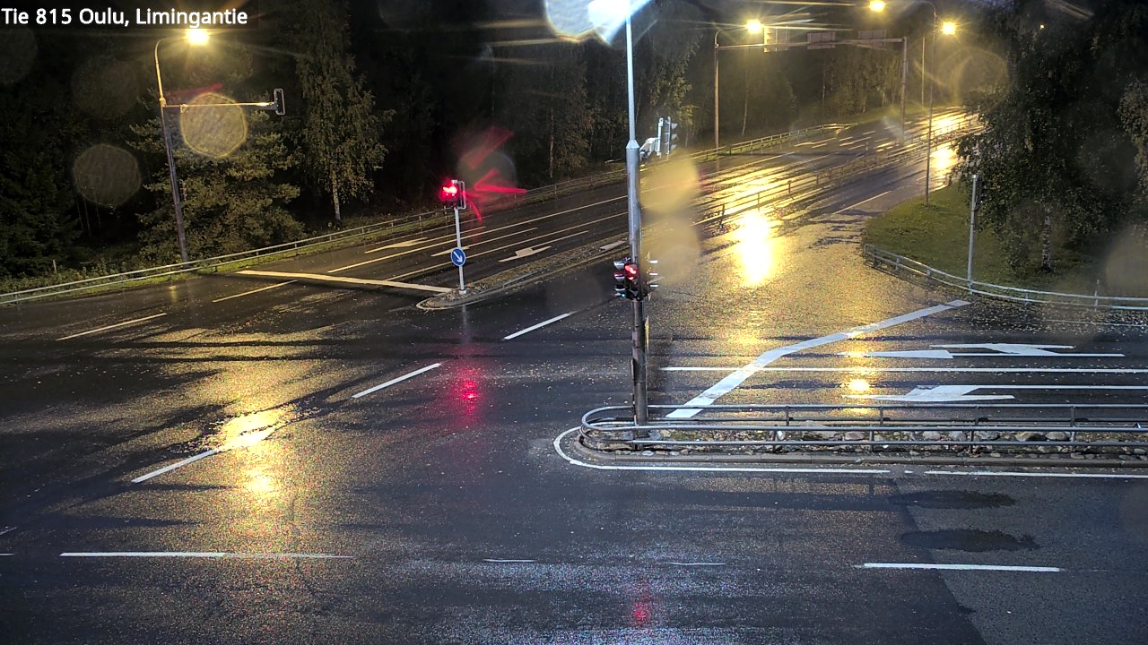 Weather Camera Image Väg 815 Oleåborg, Limingantie, Oulu, Pohjois-Pohjanmaa