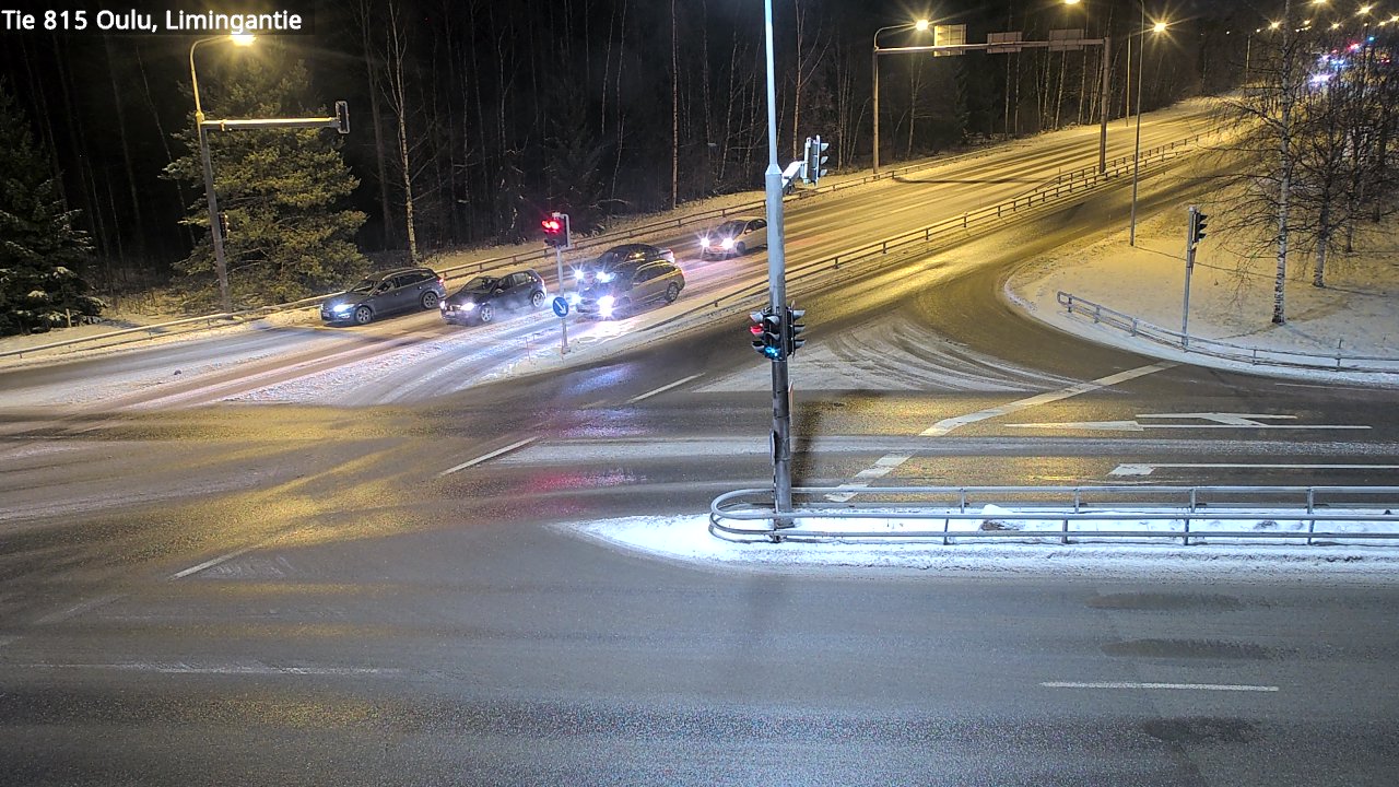 Weather Camera Image Väg 815 Oleåborg, Limingantie, Oulu, Pohjois-Pohjanmaa