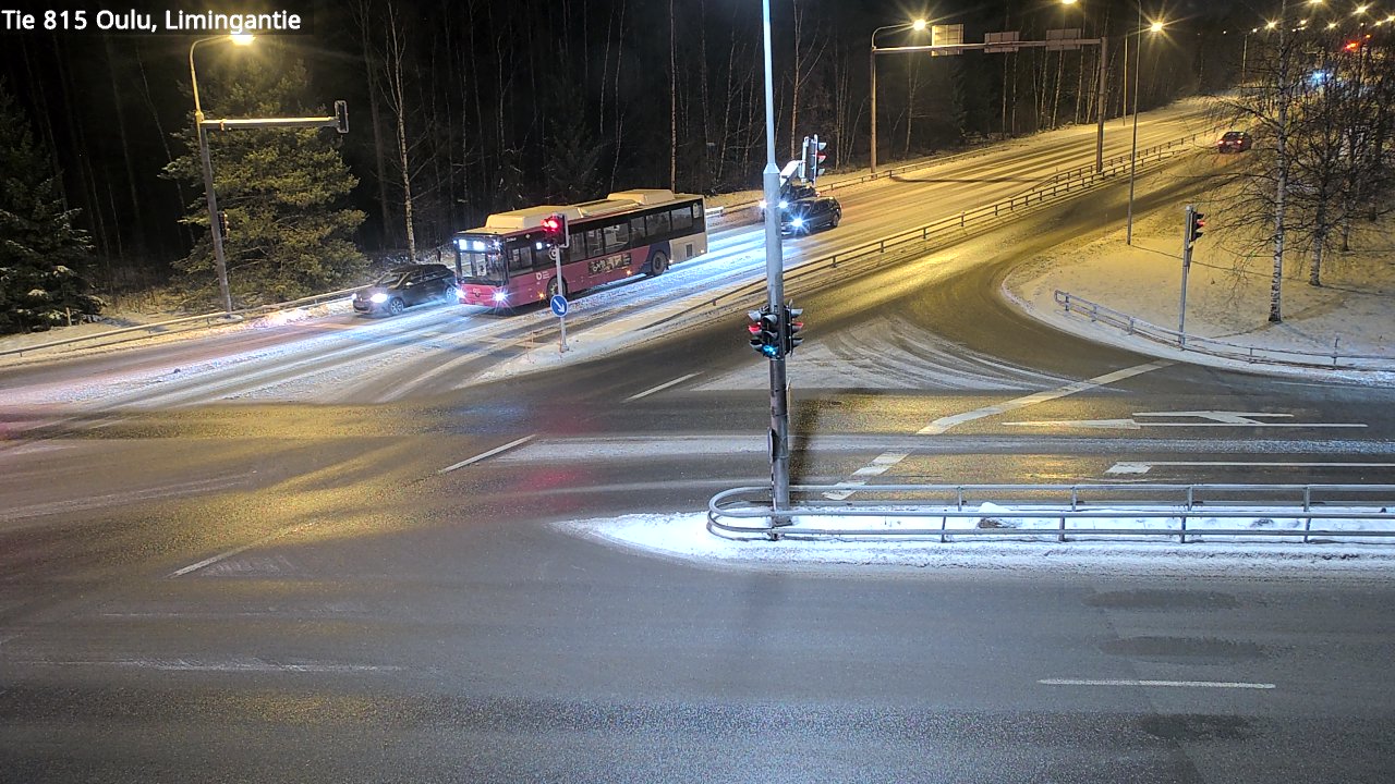 Weather Camera Image Väg 815 Oleåborg, Limingantie, Oulu, Pohjois-Pohjanmaa