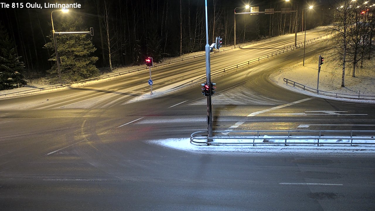 Weather Camera Image Väg 815 Oleåborg, Limingantie, Oulu, Pohjois-Pohjanmaa
